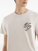 TRICOU DOLCE & GABBANA, Logo Insert, Crew Neck, Beige