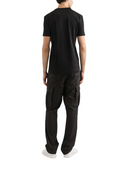 TRICOU DOLCE & GABBANA, Logo insert, Crew Neck, Black