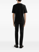 TRICOU DOLCE & GABBANA, Classic, Logo Embroidered, Black
