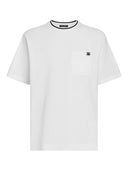 TRICOU DOLCE & GABBANA, Classic, Logo Embroidered, White