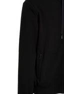 Hanorac DOLCE & GABBANA, Cu fermoar, Logo atasat, Negru