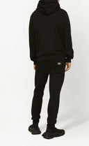 Hanorac DOLCE & GABBANA, hooded zi-up sweatshirt, Negru