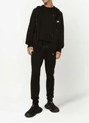 Hanorac DOLCE & GABBANA, hooded zi-up sweatshirt, Negru
