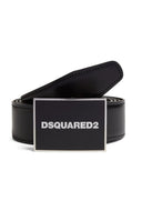 Curea DSQUARED2, Black leather belt
