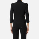 Jacheta ELISABETTA FRANCHI, in double layer crêpe and satin fabrics