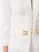 Sacou ELISABETTA FRANCHI, gold-tone hardware blazer