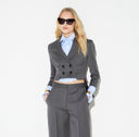 Sacou ELISABETTA FRANCHI, Cool wool jacket, Gri