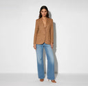 Sacou ELISABETTA FRANCHI, Flowing gabardine jacket