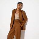 Sacou ELISABETTA FRANCHI, Wool jacket, Brown