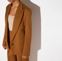 Sacou ELISABETTA FRANCHI, Wool jacket, Brown