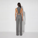 Vesta ELISABETTA FRANCHI, Wool vest with lettering print