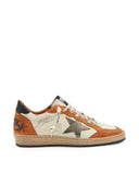 Sneakers GOLDEN GOOSE, Ball Star Distressed-Effect Leather, Orange