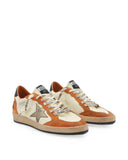 Sneakers GOLDEN GOOSE, Ball Star Distressed-Effect Leather, Orange