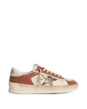 Sneakers GOLDEN GOOSE, Stardan Leather Low-Top Sneakers, Brown