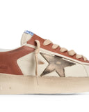 Sneakers GOLDEN GOOSE, Stardan Leather Low-Top Sneakers, Brown