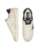 Sneakers GOLDEN GOOSE, suede and fabric Stardan sneakers, Cream