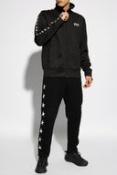 Jacheta Golden Goose, White Star Print, Black