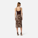FUSTA ELISABETTA FRANCHI, lightweight jersey fabric, Alligator print