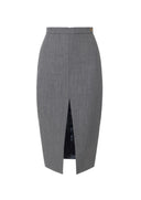 Fusta ELISABETTA FRANCHI, Wool skirt, Grey