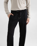 Pantaloni DOLCE & GABBANA, jogging in jersey, Negru