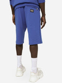 Pantaloni scurti DOLCE AND GABBANA, Logo Metalic, Blue