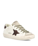 Sneakers GOLDEN GOOSE, STARDAN, Brown Glitter attach, Alb