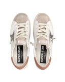 Sneakers GOLDEN GOOSE, Super Star Leather Upper And Heel Suede Toe Glitter Star