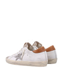Sneakers GOLDEN GOOSE, Super Star Leather Upper And Heel Suede Toe Glitter Star