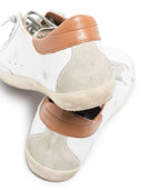 Sneakers Golden Goose, Low Top, Super Star, White, Brown Details