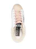 Sneakers GOLDEN GOOSE, Superstar Sequined Sneakers, CAPPUCCINO WHITE SILVER