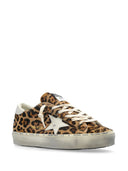 Sneakers Golden Goose, Hi Star, Animal Print Design, Brown