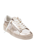 Sneakers GOLDEN GOOSE, Stardan Leather Low-Top Sneakers, Gold