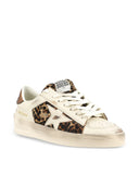 Sneakers GOLDEN GOOSE, Stardan sneakers in leather and leopard calf hair