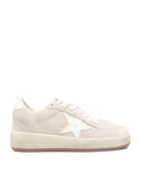 Sneakers GOLDEN GOOSE, Ball Star in beige suede with white leather star