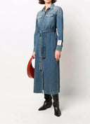 Rochie GOLDEN GOOSE, Shirt dress in denim