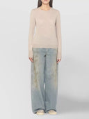 Bluza GOLDEN GOOSE, Crew-neck Wool,Beige
