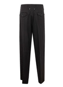 Pantaloni GOLDEN GOOSE, Wide Leg pants, Black