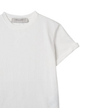 Tricou GOLDEN GOOSE, Logo patch T-shirt,Regular fit, White