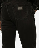 Jeans DOLCE & GABBANA, Stretch Cotton jeans, Negru