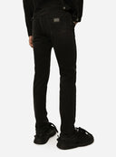 Jeans DOLCE & GABBANA, Stretch Cotton jeans, Negru