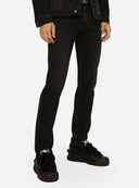 Jeans DOLCE & GABBANA, Stretch Cotton jeans, Negru