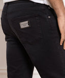 Jeans DOLCE & GABBANA, Logo Insert, Classic Design, Simple, Black
