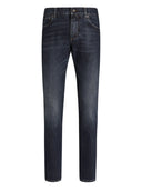 Jeans DOLCE & GABBANA, Logo Plaque, Men, Light Black