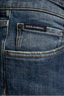 Jeans DOLCE & GABBANA,Dolce & Gabbana NAVY BLUE Jeans with logo