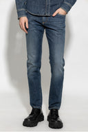Jeans DOLCE & GABBANA,Dolce & Gabbana NAVY BLUE Jeans with logo