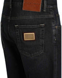 Jeans DOLCE & GABBANA, denim trousers, Negru