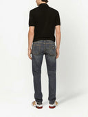 Jeans DOLCE & GABBANA, Skinny Worn Effect, Blue