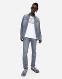 Jeans DOLCE & GABBANA, Light Blue Skinny jeans