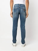Jeans DOLCE & GABBANA, Logo Plaque, Blue