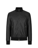 Geaca PAL ZILERI, Bomber Stand up Collar, Black